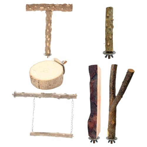 iplusmile 6stücke Teiliges Natürlichem Für Vögel Vogelperche Kletteräste Und Spielzeug Für Papageien Und Wellensittiche Für Käfige Und Spielbereiche iplusmile 6stücke Teiliges Natürlichem Für Vögel Vogelperche Kletteräste Und Spielzeug Für Papageien Und Wellensittiche Für Käfige Und Spielbereiche von iplusmile