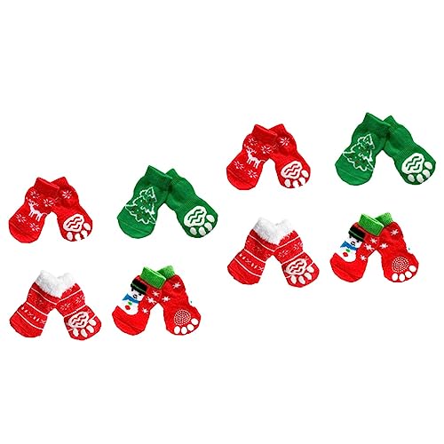 iplusmile 2 Sets Weihnachtssocken Mit Schneemann- Für Haustiere Warm Für Hunde Und Katzen Als Weihnachtskostüm Größe L 4 Paar X 2 iplusmile 2 Sets Weihnachtssocken Mit Schneemann- Für Haustiere Warm Für Hunde Und Katzen Als Weihnachtskostüm Größe L 4 Paar X 2 von iplusmile
