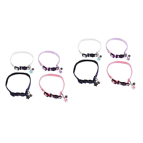 iplusmile 8 STK Katzenhalsband Katze Fliege Glockenhalsbänder Für Kleine Abreiß Für Hund Sicherheitshalsband Für Latzschal Seil Klein Geblümt Nylon iplusmile 8 STK Katzenhalsband Katze Fliege Glockenhalsbänder Für Kleine Abreiß Für Hund Sicherheitshalsband Für Latzschal Seil Klein Geblümt Nylon von iplusmile