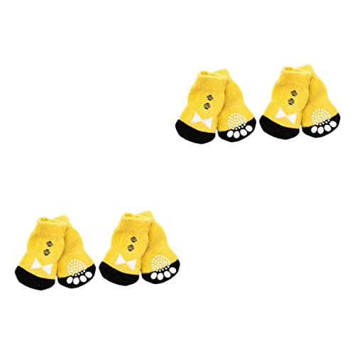 iplusmile Socke Sockenschuhe 8 Stück M Für Größe Anti-Hund Haustier Entzückende Welpenstrümpfe Socken Schuhe Baumwolle Praktisch Haustierzubehör von iplusmile