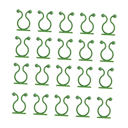 iplusmile 80 Stück Fixer für grüne Pflanzen Pflanzenwand Pflanzenclips für Kletterpflanzen Wall Hooks wandverkleidung Werkzeuge zur Pflanzenbefestigung Befestigungshaken für Pflanzen Plastik von iplusmile