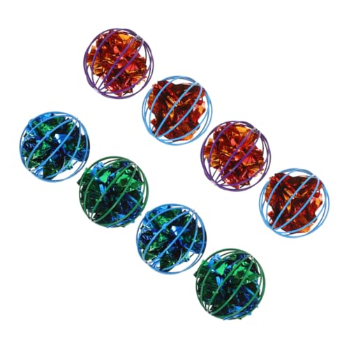 iplusmile 8Stücke Teiliges Knisterball Katzenspielzeug Interaktive Farbenfrohe Spielbälle Für Katzen Leichtes Sicheres Innen Aktivität Und Spielspaß Für Haustier iplusmile 8Stücke Teiliges Knisterball Katzenspielzeug Interaktive Farbenfrohe Spielbälle Für Katzen Leichtes Sicheres Innen Aktivität Und Spielspaß Für Haustier von iplusmile
