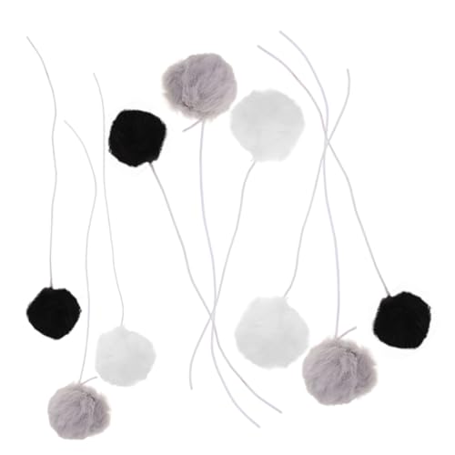 iplusmile 9 Stück Katzenkratzbaum-Plüschball Katze spielt Ball neckender Katzenball Haustier Katzenspielzeug neckender Ball Haustierjagdspielzeug Katze jagen Bommel iplusmile 9 Stück Katzenkratzbaum-Plüschball Katze spielt Ball neckender Katzenball Haustier Katzenspielzeug neckender Ball Haustierjagdspielzeug Katze jagen Bommel von iplusmile