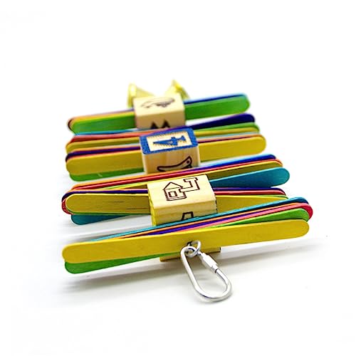 iplusmile Papageien Spielzeug Mit Buntem Design Kauspielzeug Aus Sicherem Material Für Kleine Und Mittlere Vögel Zum Klettern Und Spielen Fördert Die Fähigkeiten Ihres Haustiers iplusmile Papageien Spielzeug Mit Buntem Design Kauspielzeug Aus Sicherem Material Für Kleine Und Mittlere Vögel Zum Klettern Und Spielen Fördert Die Fähigkeiten Ihres Haustiers von iplusmile