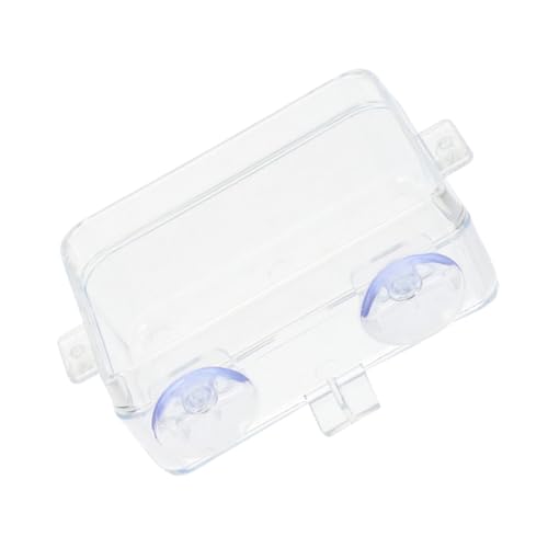 iplusmile Anti-Eskapital-Wasserbecken Wasserschale des bärtigen Drachens Accessoires für Bartagamen Gecko-Brunnenschale Zubehör für Eidechsentanks Abs Transparent von iplusmile