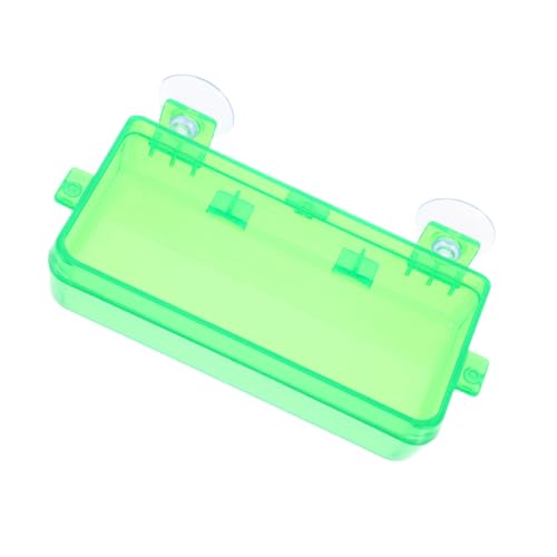 iplusmile Anti-Eskapital-Wasserbecken Zubehör für Eidechsentanks Wassernapf, Futternapf, Saugnapf Futterbecher für Reptilien Zubehör für Reptilien Plastik Light Green von iplusmile
