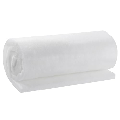 iplusmile Aquarium-Filterschwamm: Aquarium-Filtermedien-Schwamm-Pad, weiße Faser, biochemisch, für Aquarien, 100 × 30 cm/Rolle von iplusmile