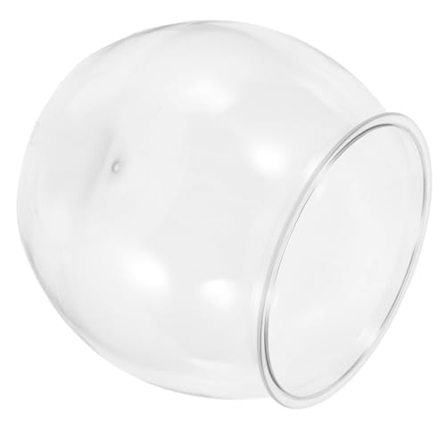 iplusmile Transparentes Fischglas Für Goldfische Runde Unzerbrechliche Tisch-Aquarium Für Pflanzen Und Tiere Kleines Dekoratives Ökologisches Aquarium Für Schreibtisch Und Wohnzimmer von iplusmile