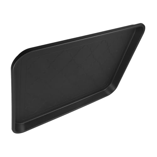 iplusmile Aufbewahrungsschale der Schuhschale Futtermatte für Hunde Stiefeltrockenmatte Tabletts für Blumentöpfe Haustier Hund Schüssel Pflanzenuntertasse Schuhmattenablage Plastik Schwarz von iplusmile