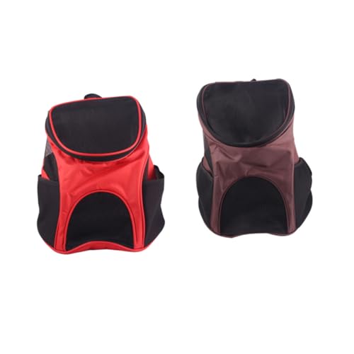 iplusmile Aufbewahrungstasche für pet Backpack Dog Backpack Dog Carrier Backpacks cat Backpack hunderucksäcke Träger Haustier Transportbox für Katze Katzentransporter rot von iplusmile