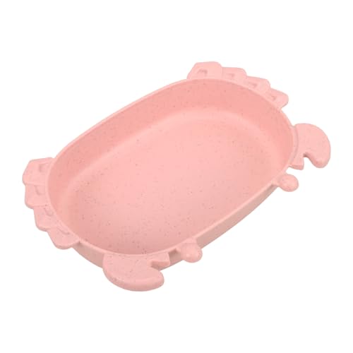 iplusmile Badewanne drinnen Sittiche Sittichbad für Innenkäfig mit Vogelbad für Käfig Plastik Rosa von iplusmile