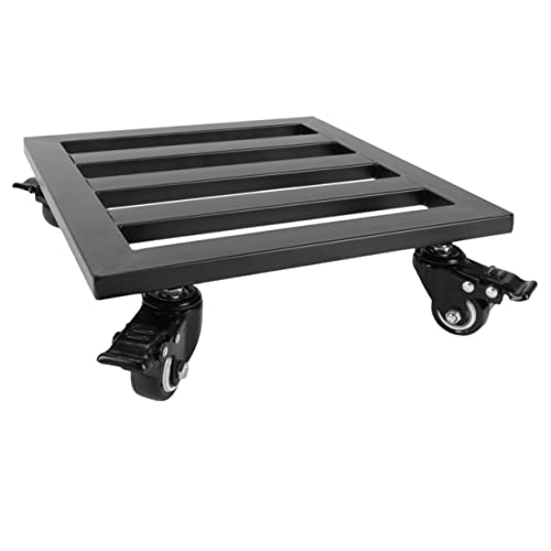iplusmile Blumentopf Tablett Mit Rädern Ständer Blumentopf Transportwagen Verstellbar Rollwagen Für Blumentöpfe Beweglich Für Terrasse Und Garten Mit Rädern Outdoor Transportwagen von iplusmile