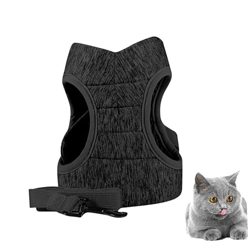 iplusmile Brustgurt Für Katzen Halfter Plüsch Gurte Für Katzen Artikel Größe Klein Leine Für Katzen XXX Haustiere Zubehör Katzengeschirre Hallo Leicht Haustierkabelbaum Grey von iplusmile