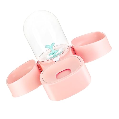 iplusmile DREI Schalen Mit Tiernahrungsschalen Hund Wassernapf Wasserspender Groß Zeitgesteuert Wassernapf Katze Futterspender Für Katzen Katzenbrunnen Trinken Füttern Schüssel Rosa Abs iplusmile DREI Schalen Mit Tiernahrungsschalen Hund Wassernapf Wasserspender Groß Zeitgesteuert Wassernapf Katze Futterspender Für Katzen Katzenbrunnen Trinken Füttern Schüssel Rosa Abs von iplusmile