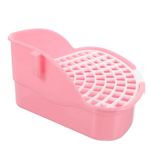 iplusmile Dreieckige Kaninchentoilette für Kleintiere Abnehmbar und Platzsparend Spritzsicher aus Langlebigem für Ecken Einfache Reinigung für Andere von iplusmile