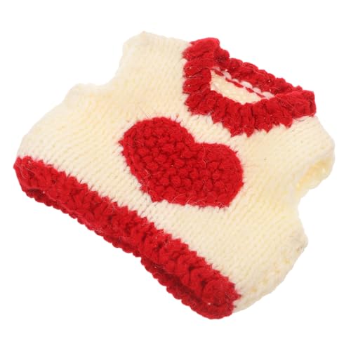 iplusmile Eichhörnchenliebes -Pullover Haustierkostüm zum Valentinstag Katzenpullover Hunde-Outfit zum Valentinstag Garn rot von iplusmile