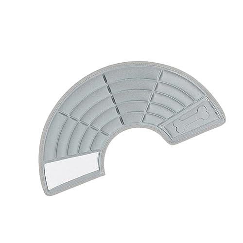 iplusmile Elisabethanisches Halsband für Hunde klein Ausbildung Welpe Schutzkragen für Haustiere Schutzkragen für verletzte Haustiere elisabethanisches Haustierhalsband Anti-Leck-Kragen Grey von iplusmile