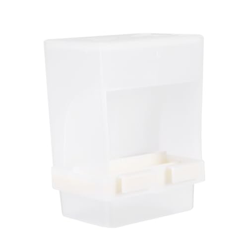 iplusmile Futterautomat Gericht Fütterung füttern Essen Vogel Fütterer Tiervogelversorgung automatisch Schüsseln Trinknapf Papageienzubehör Speiseteller Papageifutter Papageienschale Beige von iplusmile