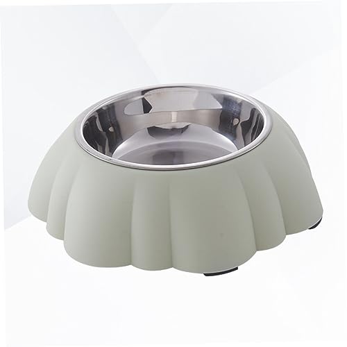 iplusmile Futterautomat für Haustiere edelstahlschüsseln pet Supplies Haustiertrinkbrunnen katzennäpfe cat Bowls Hundefutterschalen Welpe Futternapf für Haustiere Haustiernapf Light Green von iplusmile