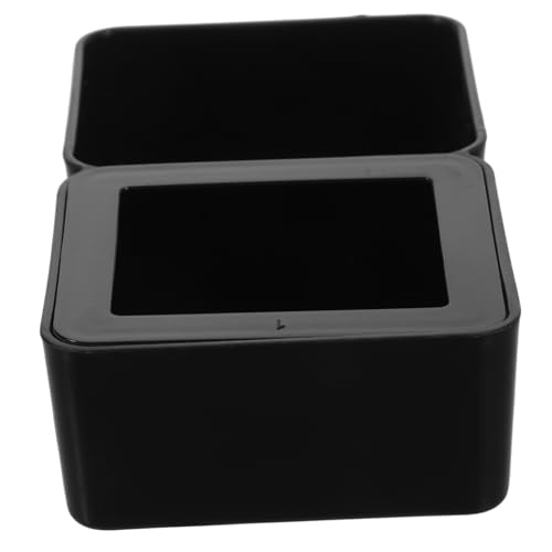 iplusmile Futterbecken für Reptilien Gecko Water Bowl Wasserschale des bärtigen Drachens Reptilienschale Wassernapf für Reptilien Bartagame Futternapf Abs Black von iplusmile