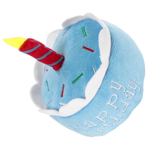 iplusmile Geburtstagskuchen Plüschspielzeug Hundespielzeug für Haustiere Plüschkuchen-Hundespielzeug quietschen Hundegefüllter Tier Hundekuchen Welpengeburtstagstorte Himmelblau iplusmile Geburtstagskuchen Plüschspielzeug Hundespielzeug für Haustiere Plüschkuchen-Hundespielzeug quietschen Hundegefüllter Tier Hundekuchen Welpengeburtstagstorte Himmelblau von iplusmile