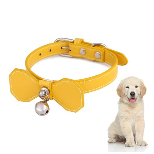 iplusmile Glockenhalsband Für Haustiere Stichworte Welpe Katzenhalsband Mit Glocke Haustierbedarf Haustier Hundehalsband Glockenhalsband Für Hunde Katzenkragen Yellow von iplusmile