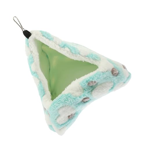 iplusmile Hamster Hängematte Hamsterschlafbetten Warmbetthaus Für Hamster Ruhebett Für Hamster Schlafendes Kleines Tier Hamsterbett Baumwolle Light Green von iplusmile