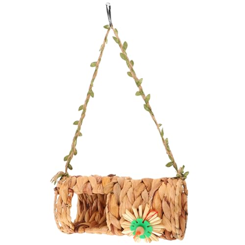 iplusmile Hamster Hängematte Tunnel für Papageien und Kleintiere Sichere Versteckmöglichkeit mit Stabilen Materialien für Schlaf und Erkundung für Hamster von iplusmile