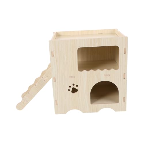 iplusmile Hamster Massivholzhaus drinnen verstecken Hütte Häuser Hamsterspielzeug Hamster-Verstecknest Hamsterhausspielzeug Haustierversteck für Käfig Holzhamster -Versteck Hamsternest Beige iplusmile Hamster Massivholzhaus drinnen verstecken Hütte Häuser Hamsterspielzeug Hamster-Verstecknest Hamsterhausspielzeug Haustierversteck für Käfig Holzhamster -Versteck Hamsternest Beige von iplusmile