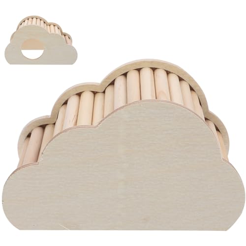 iplusmile Hamsternest Versteck Kleintierleiter Drinnen Kleintierfell Schlafen Für Kleiner Haustierkäfig Hamsterhaus Mäuse Meerschweinchen Käfighamster Hamsterkäfig Mini Hölzern von iplusmile