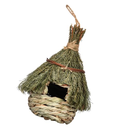 iplusmile Handgewebtes Aus Seegras Für Garten Hängendes Vogelhaus Natürliches Design Für Vogelzucht Und Garten Dekoration von iplusmile