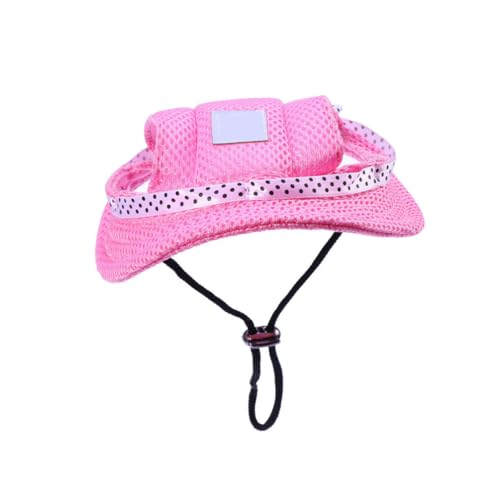 iplusmile Haustier Hund Mesh Poröse Sonne Kappe Ohr Löcher für Kleine Extra Kleine Hund Teddy Mops Chihuahua Yorkshire- Terrier von iplusmile