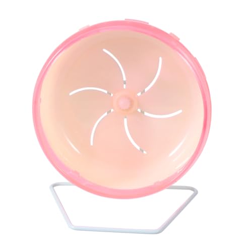 iplusmile Haustier Rad Übung Ruhig Laufrad Für Haustiere Eichhörnchen Spielrad Rosa von iplusmile