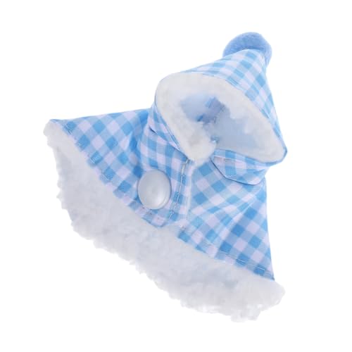 iplusmile Haustier Vogel Kleidung Vogel Outfit Für Den Winter Karierter Vogelumhang Warmer Umhang Für Vögel Warme Papageien Kleidung Papageien Kleidung Warmer Umhang Für Papageien von iplusmile