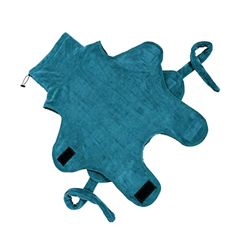 iplusmile Haustier schnell trocknender Bademantel waschbar Hundepullover klein Hundehandtücher für kleine Hunde Hündchen Welpe Hundebad plüschige Robe Nachthemd für Haustiere Hunde-Pyjama von iplusmile