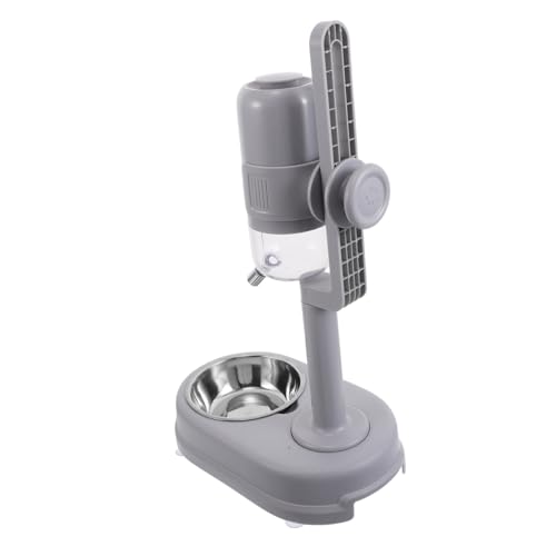 iplusmile Haustierdiät Hundefutter Wassernapf Futterstation Für Haustiere Wasser- Und Futternapf Für Hunde Futternapf Für Katzenfutter Kätzchen -fütterungsschale Plastik Grey von iplusmile