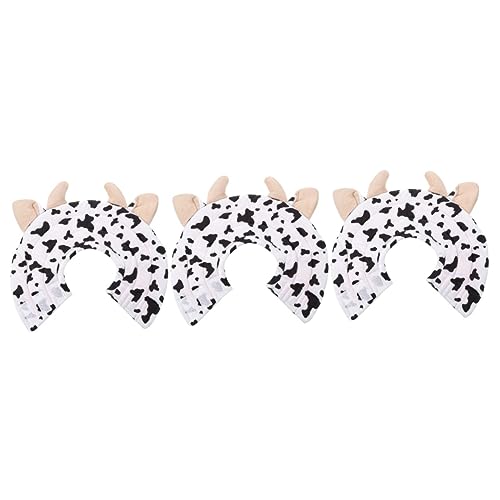iplusmile 3st Katzenhalsband Kegelhalsband Für Haustiere Wundheilungskegel Halsband Für Katzen Anti-leck- Plüsch-Haustier-erholungshalsband Welpe Karikatur Weiß Pp Baumwolle Kätzchen von iplusmile