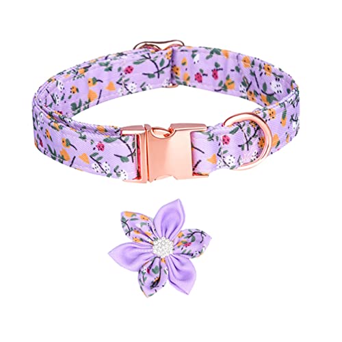 Haustierhalsband Mit Sonnenblumen-Dekor Für Kätzchen Roségold-Dekor Krippen-Dekor Breakaway-Katzenhalsband Strass-Halsband Haustier-Dekor-Accessoire Dekoratives von iplusmile