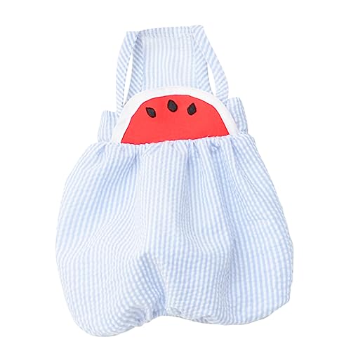 iplusmile Wassermelonenkleidung Für Haustiere Bequeme Sling-Hose Ärmellose Hundekleidung Mit Streifenmuster Foto-Requisiten Kostüm Für Zuhause Cosplay s von iplusmile