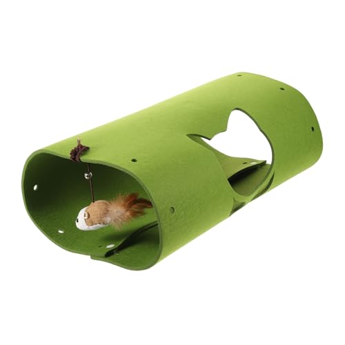 iplusmile Haustierspielzeug Katzentunnelspielzeug Katzenröhre Interaktive Tunnel Kätzchen Gefaltetes Haustierröhrenspielzeug Für Kleine Katzen von iplusmile