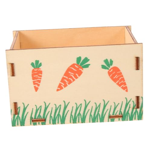 iplusmile Holz Heuhalter Für Nagetiere Futterbox Für Tägliche Fütterung Accessoire Und Futterspender Für Gras Und Heu Für Hamster von iplusmile