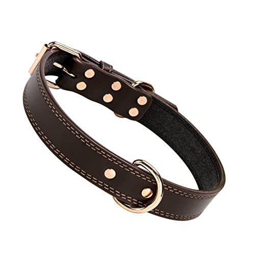 iplusmile Verstellbares Für Hunde Mit D- Und Riegel- Halsband Mit Glöckchen Für Große Hunde Kaffee Xs von iplusmile