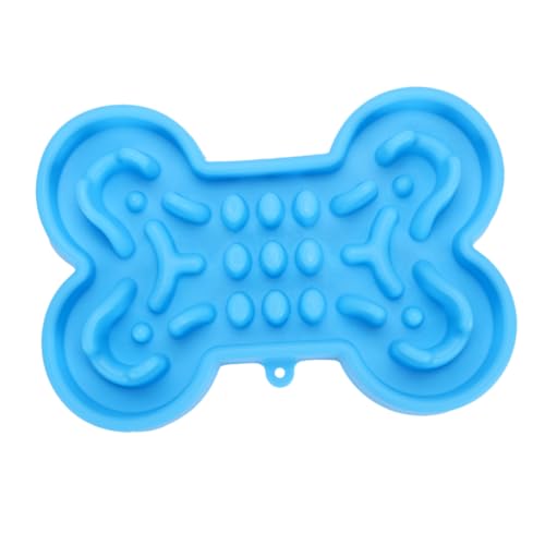 iplusmile Hund Slow Food Bowl Schüssel Langsamer Fresshund Futterautomat Für Haustiere Slow Feeder Hundenäpfe Langsamfutternapf Für Hunde Klein Kleines Hundefutter Fressnapf Hund Blue von iplusmile