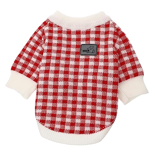 iplusmile Hundepullover Winter Warm Roter Welpenpullover aus Langlebigem Material für Kleine Hunde Modischer und Bequemer Hundemantel für Outdoor Indoor und Auto Schützender Hundebekleidung iplusmile Hundepullover Winter Warm Roter Welpenpullover aus Langlebigem Material für Kleine Hunde Modischer und Bequemer Hundemantel für Outdoor Indoor und Auto Schützender Hundebekleidung von iplusmile