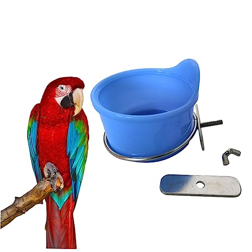 iplusmile Vogelfütterer Käfige Zubehör Für Papageienbecher Futternapf Futterbox Vogelnapf Papageiennapf Papageientrinknapf Edelstahl-Trinknapf Blau Von Der Tasse Vogelfutterstation iplusmile Vogelfütterer Käfige Zubehör Für Papageienbecher Futternapf Futterbox Vogelnapf Papageiennapf Papageientrinknapf Edelstahl-Trinknapf Blau Von Der Tasse Vogelfutterstation von iplusmile