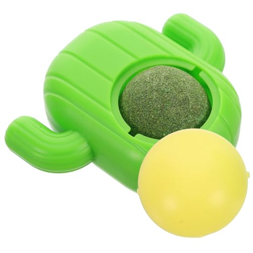 iplusmile Katzenminze Bälle für Katzen katzenminze interaktives katzenminze Ball Mint Ball für Katzen Kätzchen-Trainingsspielzeug zahnspielzeug für kätzchen Abs von iplusmile