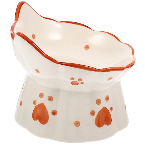 iplusmile Katzennapf pet Supplies haustierbedarf katzentasse näpfe Katzen katzenschüssel näpfe für Katzen dogbowl Nackenschutz Wasserschale Futter Werkzeug Zubringer Keramik von iplusmile