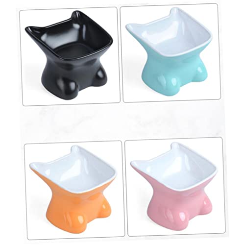 iplusmile Katzennapf aus Keramik pet Feeder pet Supplies Hundehaufen keramikschüssel hundekot Haustier Hundenapf Katzengericht Fütterung Hundenäpfe Futternapf für Hunde Katzenfutter Blue von iplusmile