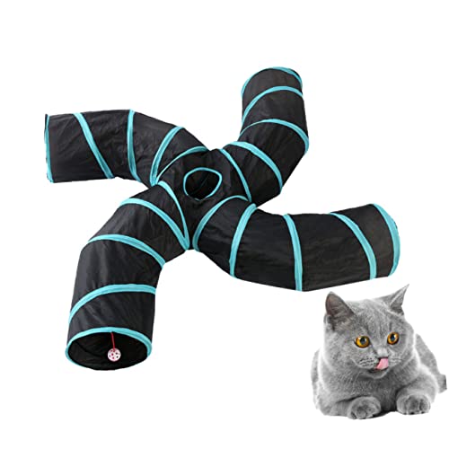 iplusmile Katzenspielzeug Kätzchen Katze getunnelt Tunnel- drinnen Spaß interaktives katzentunnel Tunnelspielzeug für Katzen zum von Haustieren von iplusmile