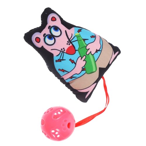 iplusmile Cat Teasing Toy Mit Interaktives Plüschspielzeug Für Katzen Bissfeste Mäuse Für Indoor-Katzen Spielzeug Mit Geräuschen Unterhaltung Und von iplusmile